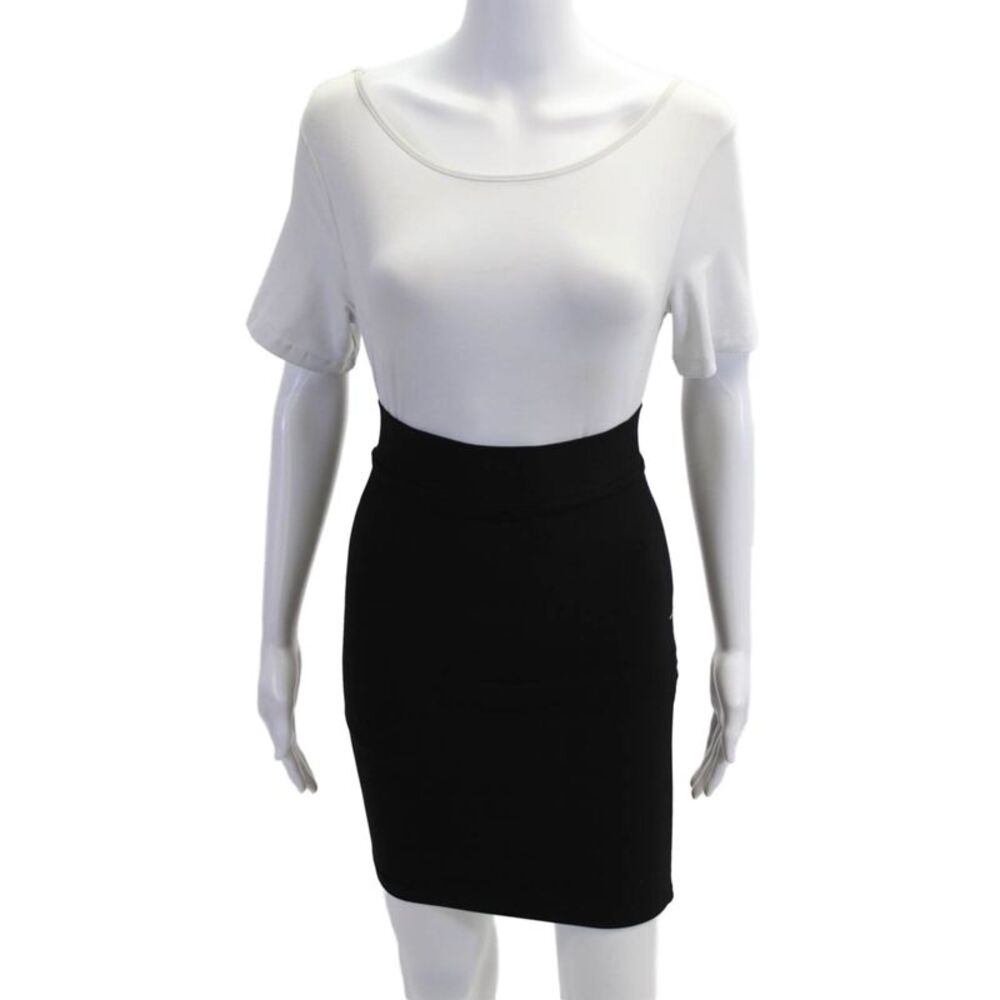 Ounce Women Straight Pencil Mini Skirt Black Size S